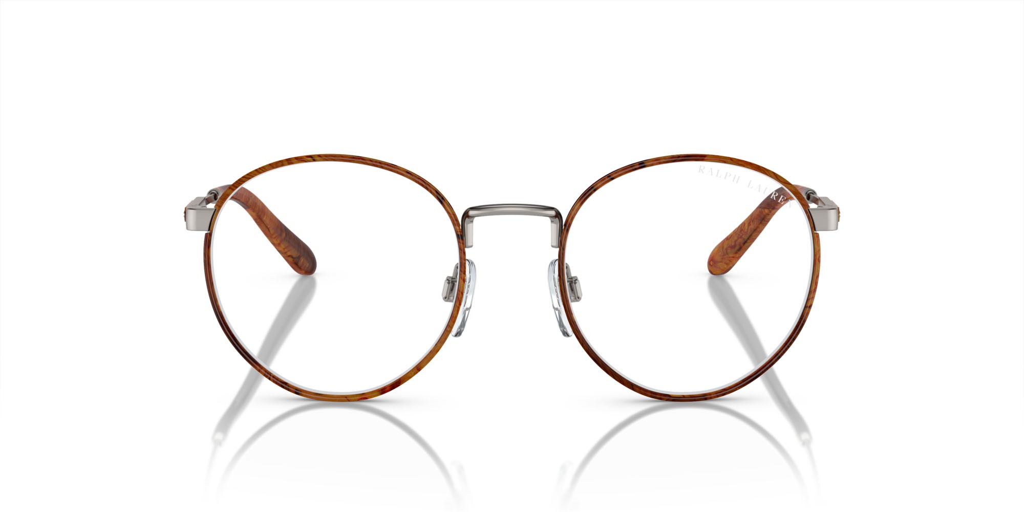 Eyeglasses Ralph Lauren RL 5124J (9002) color legno nodoso shape round lenses azzurro