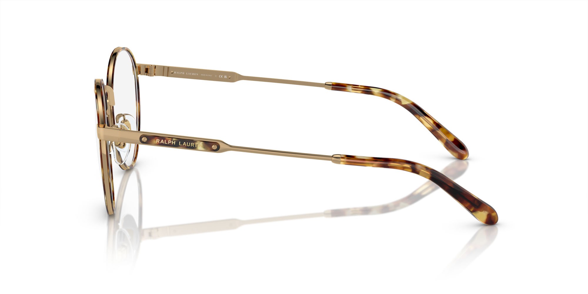 Eyeglasses Ralph Lauren RL 5124J (9449) color havana shape round lenses azzurro