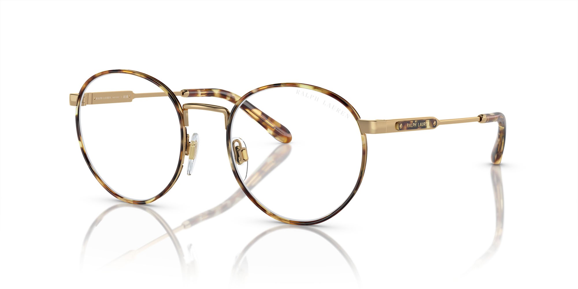 Eyeglasses Ralph Lauren RL 5124J (9449) color havana shape round lenses azzurro