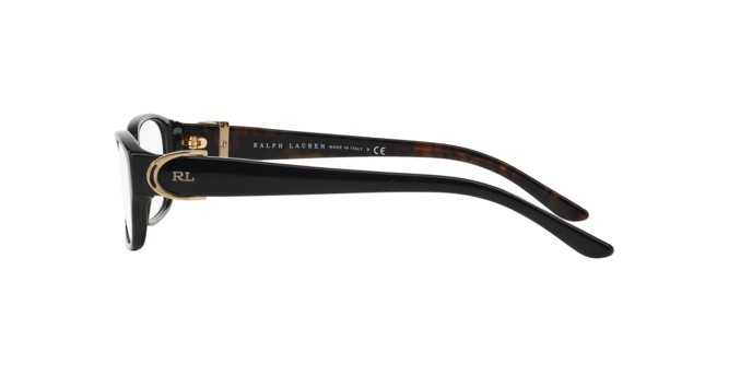 Occhiali da vista Ralph Lauren RL 6056 (5001) colore black forma rettangolare lenti demo lens