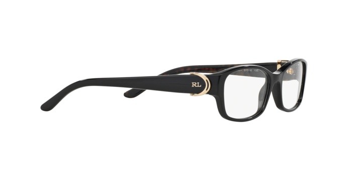 Occhiali da vista Ralph Lauren RL 6056 (5001) colore black forma rettangolare lenti demo lens