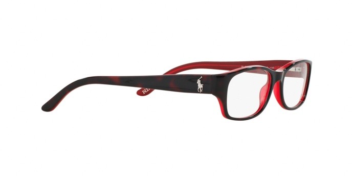 Eyeglasses Ralph Lauren RL 6058 (5255) color top havana / red shape rectangle lenses demo lens