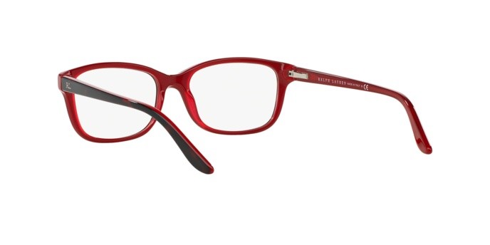 Occhiali da vista Ralph Lauren RL 6062 (5255) colore top havana / red forma quadrato lenti demo lens