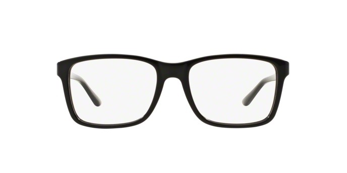 Brillen Ralph Lauren RL 6141 (5001) farbe black form quadratisch gläser demo lens