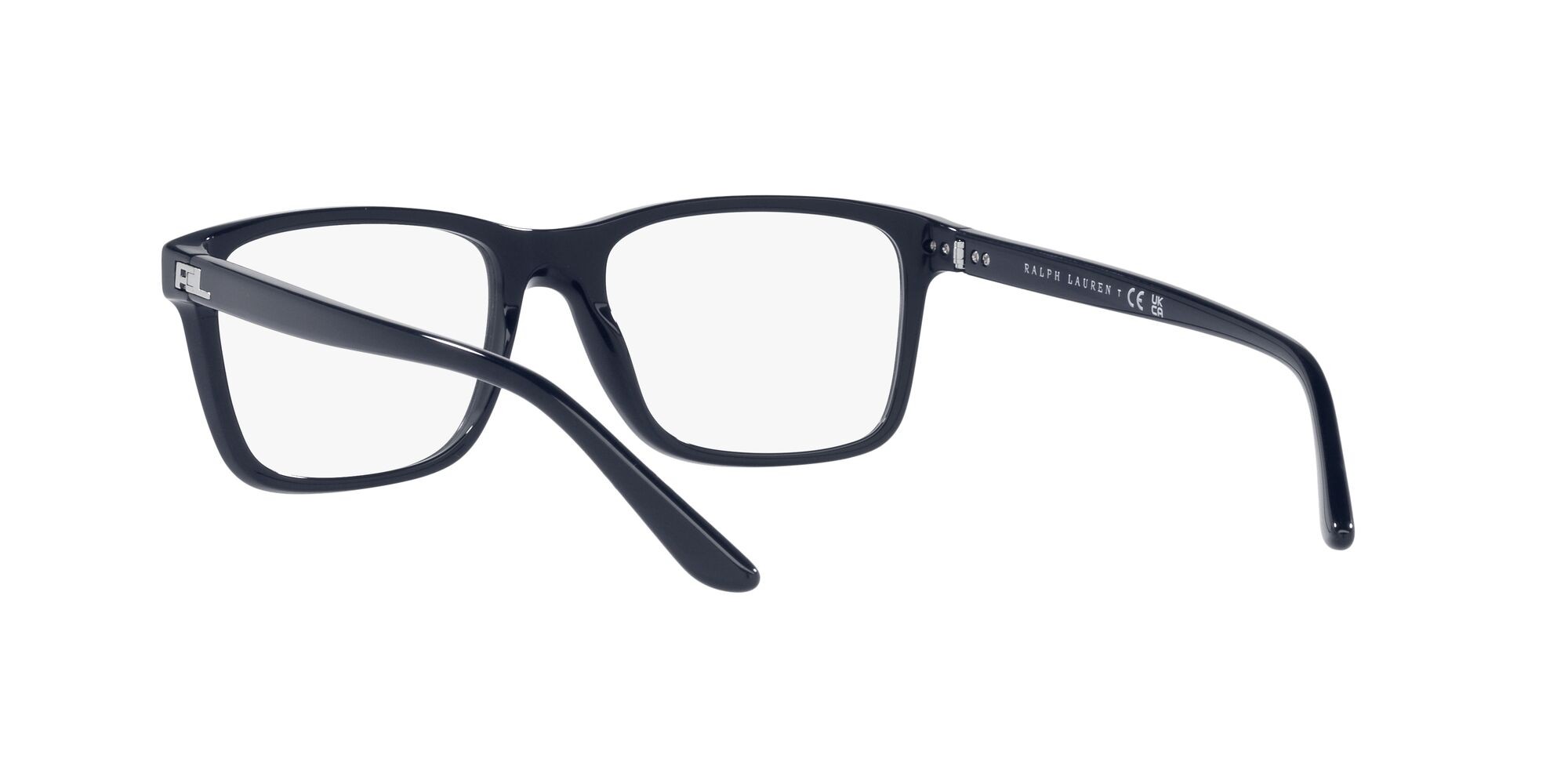 Brillen Ralph Lauren RL 6141 (6023) farbe blu lucido form quadratisch gläser lente demo