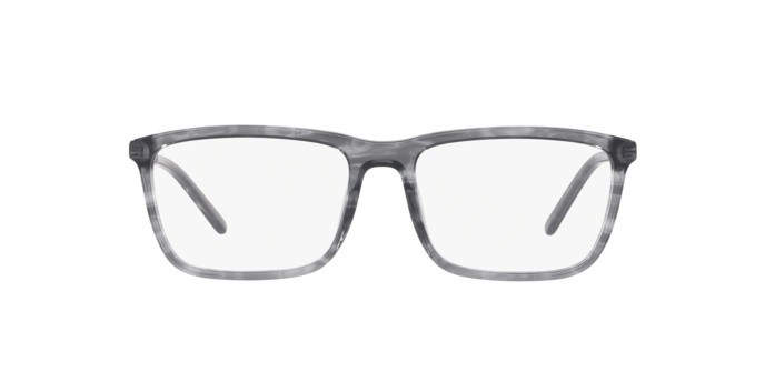 Brillen Ralph Lauren RL 6190 (5769) farbe stripped grey form quadratisch gläser demo lens