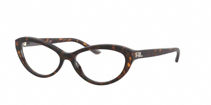 Brillen Ralph Lauren RL 6193 (5003) farbe dark havana form oval gläser demo lens