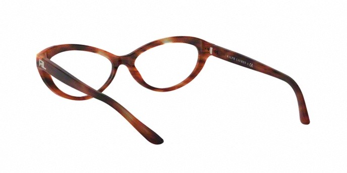 Brillen Ralph Lauren RL 6193 (5007) farbe stripped havana form oval gläser demo lens