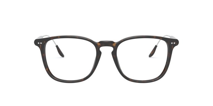 Occhiali da vista Ralph Lauren RL 6196P (5003) colore dark havana forma quadrato lenti demo lens