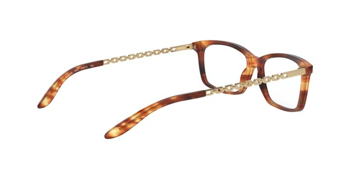 Eyeglasses Ralph Lauren RL 6198 (5007) color striped havana shape rectangle lenses demo lens