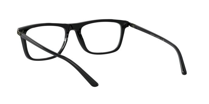 Brillen Ralph Lauren RL 6202 (5001) farbe black form quadratisch gläser demo lens
