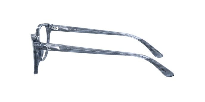 Eyeglasses Ralph Lauren RL 6204 (5876) color shiny striped blue shape butterfly lenses demo lens