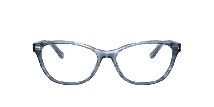 Eyeglasses Ralph Lauren RL 6204 (5876) color shiny striped blue shape butterfly lenses demo lens