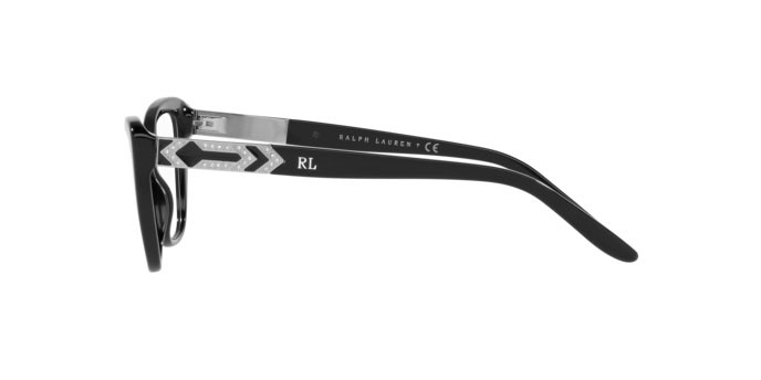 Eyeglasses Ralph Lauren RL 6217B (5001) color shiny black shape butterfly lenses demo lens