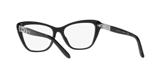 Eyeglasses Ralph Lauren RL 6217B (5001) color shiny black shape butterfly lenses demo lens