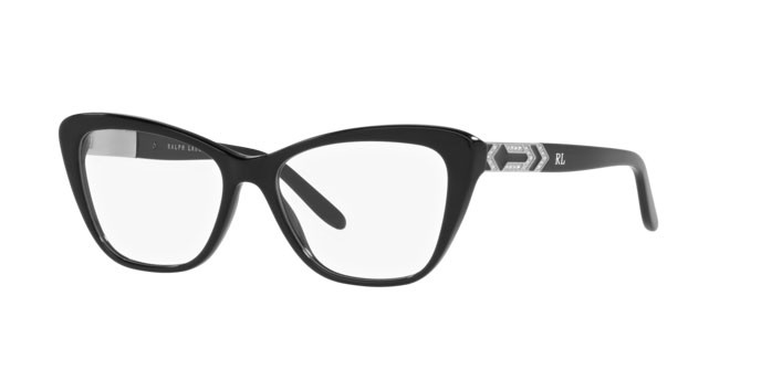 Eyeglasses Ralph Lauren RL 6217B (5001) color shiny black shape butterfly lenses demo lens