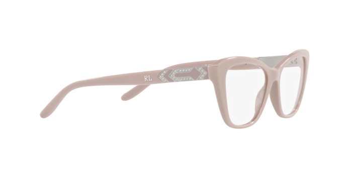 Eyeglasses Ralph Lauren RL 6217B (5996) color shiny mauve shape butterfly lenses demo lens