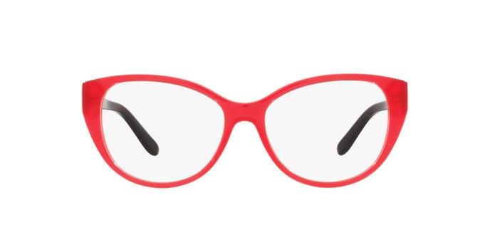 Occhiali da vista Ralph Lauren RL 6223B (5535) colore shiny opal poppy red forma cat eye lenti demo lens