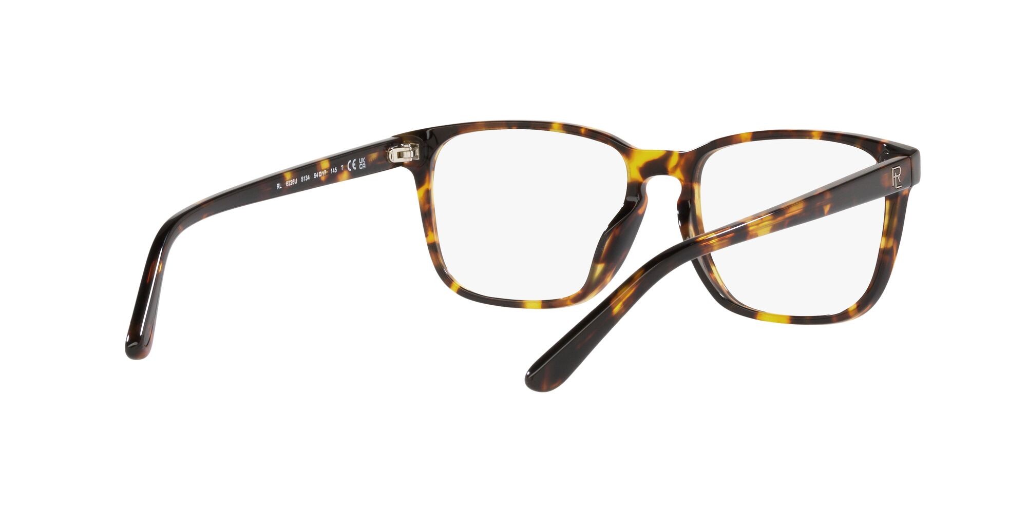 Brillen Ralph Lauren RL 6226U (5134) farbe havana anticato brillante form rechteckig gläser lente demo