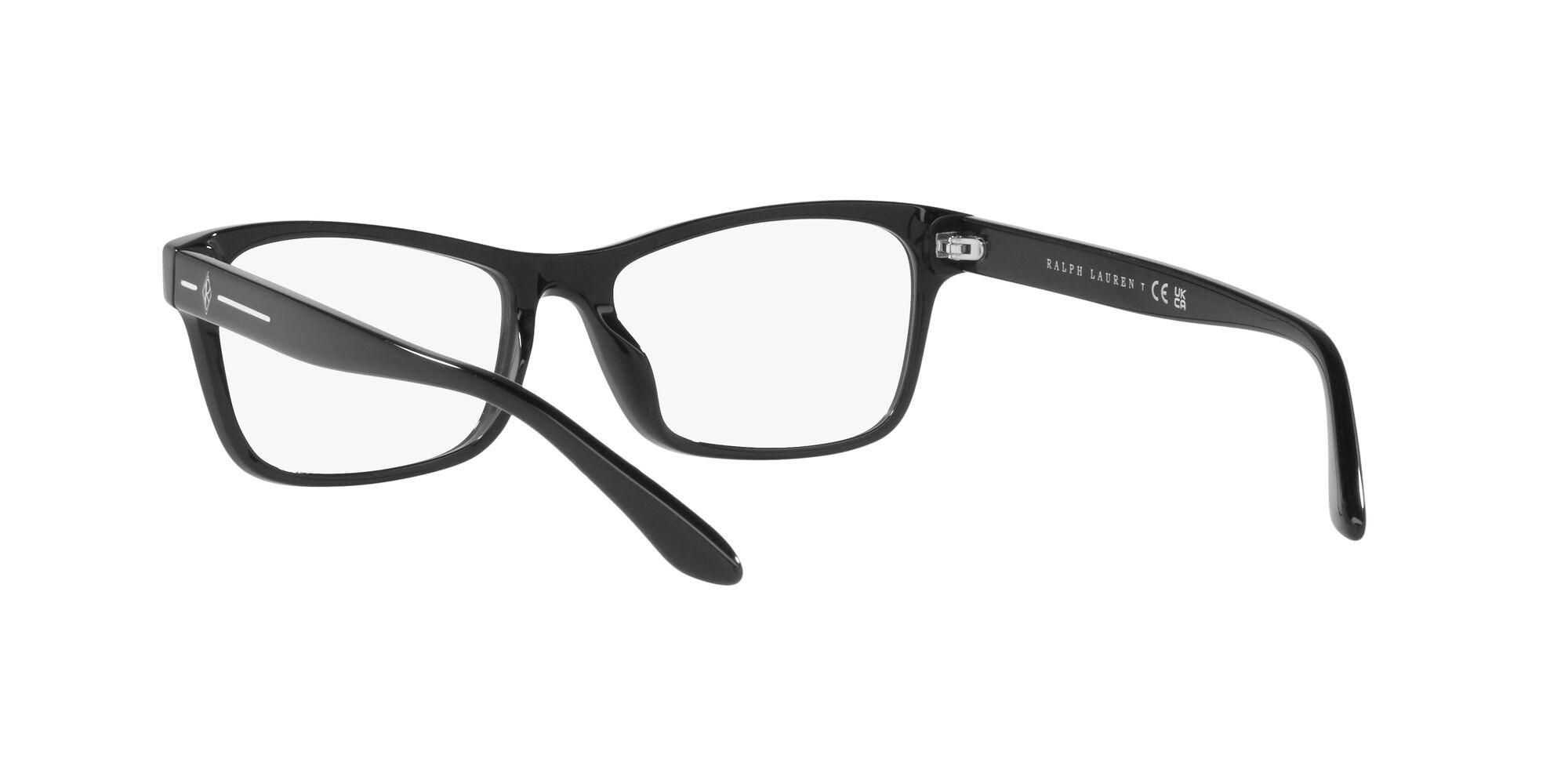 Brillen Ralph Lauren RL 6229U (5001) farbe nero lucido form quadratisch gläser lente demo