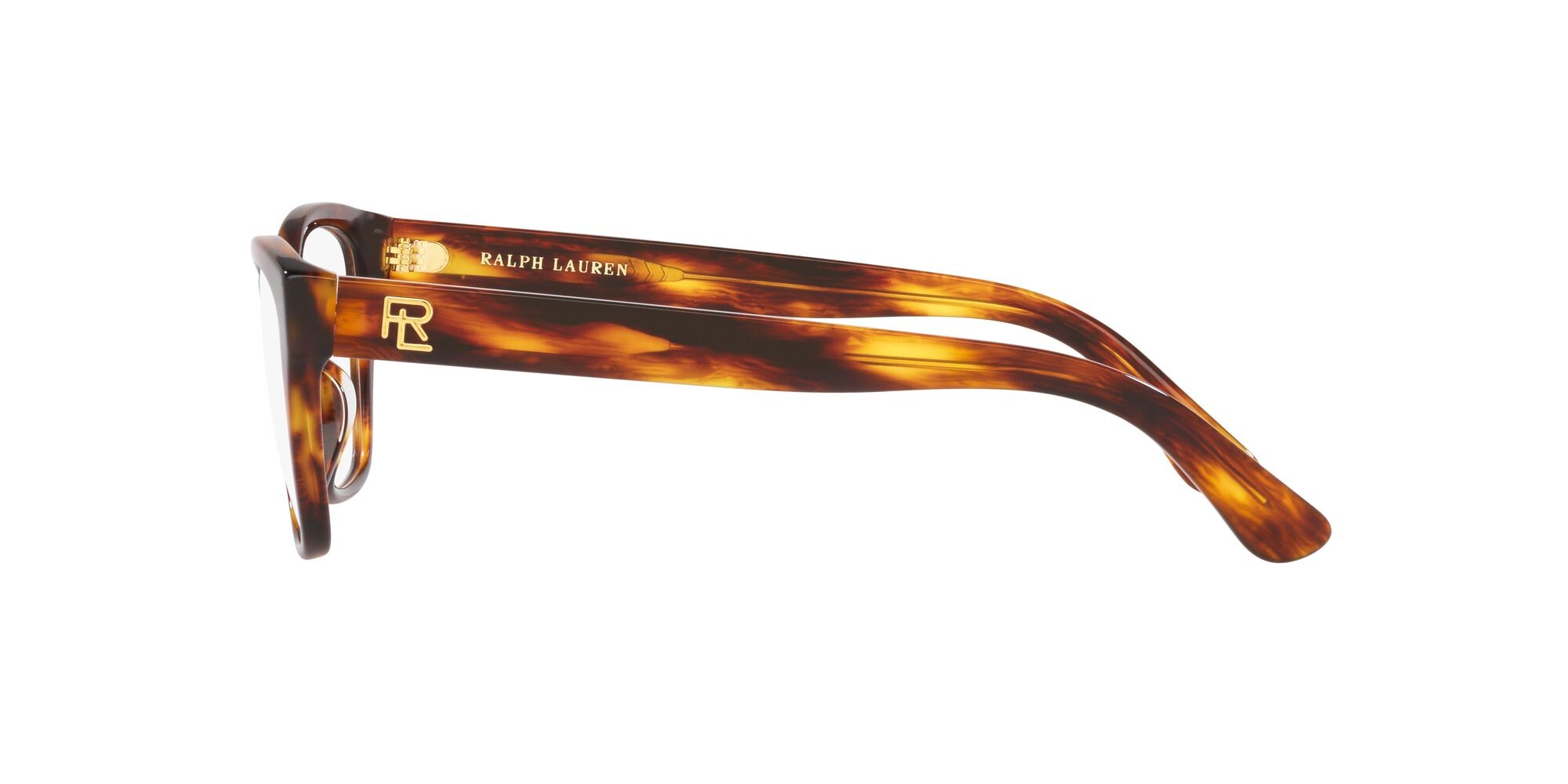 Brillen Ralph Lauren RL 6230U (5007) farbe striato havana lucido form rechteckig gläser lente demo