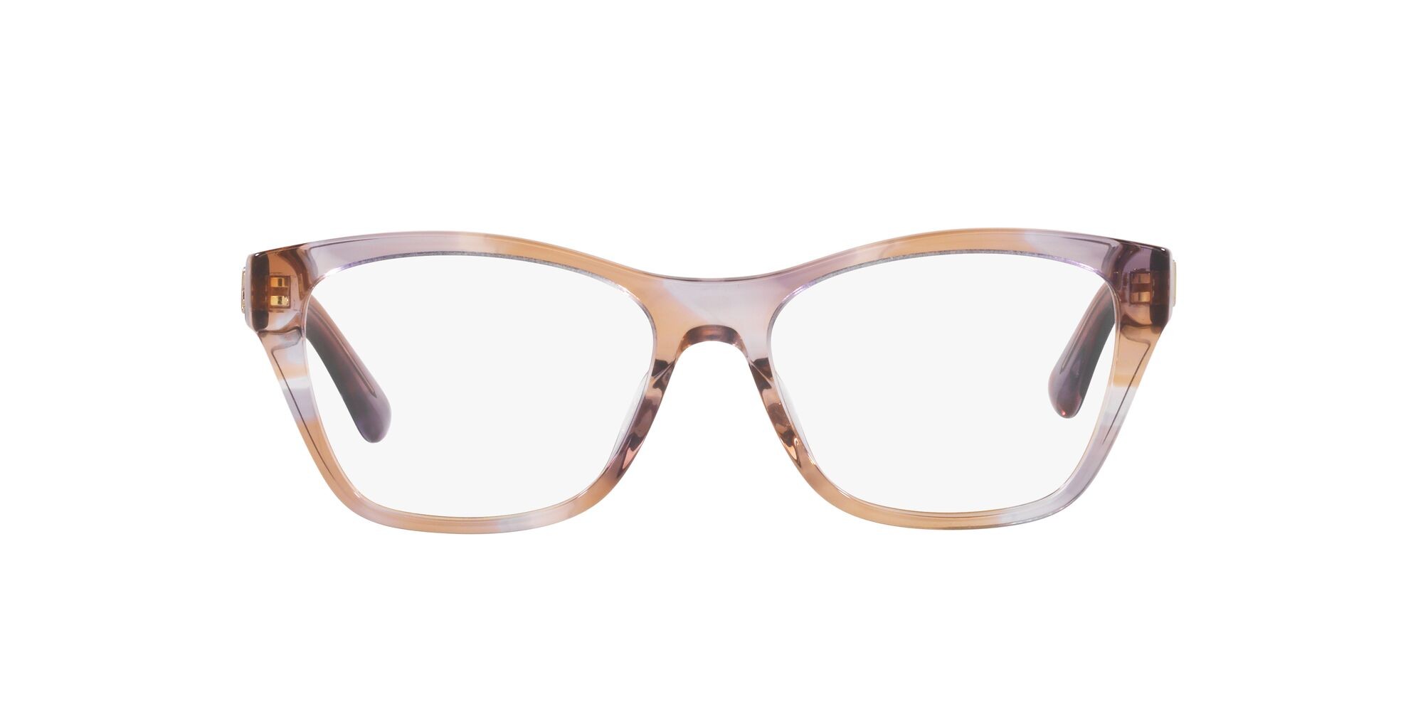 Eyeglasses Ralph Lauren RL 6230U (6031) color shiny violet brown havana shape rectangle lenses lente demo