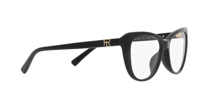 Eyeglasses Ralph Lauren RL 6232U (5001) color nero shape cat eye lenses lente demo