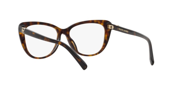 Eyeglasses Ralph Lauren RL 6232U (5003) color havana shape cat eye lenses lente demo