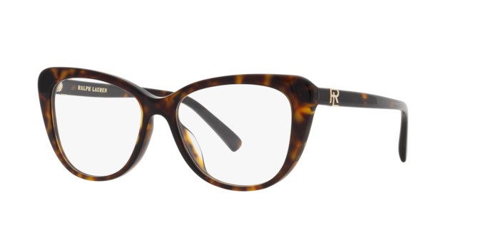Eyeglasses Ralph Lauren RL 6232U (5003) color havana shape cat eye lenses lente demo