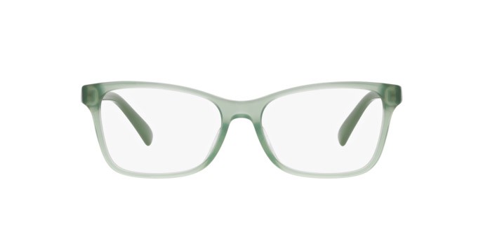 Eyeglasses Ralph Lauren RL 6233U (6049) color verde opale shape butterfly lenses lente demo