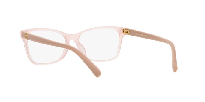 Eyeglasses Ralph Lauren RL 6233U (6053) color rosa opale shape butterfly lenses lente demo