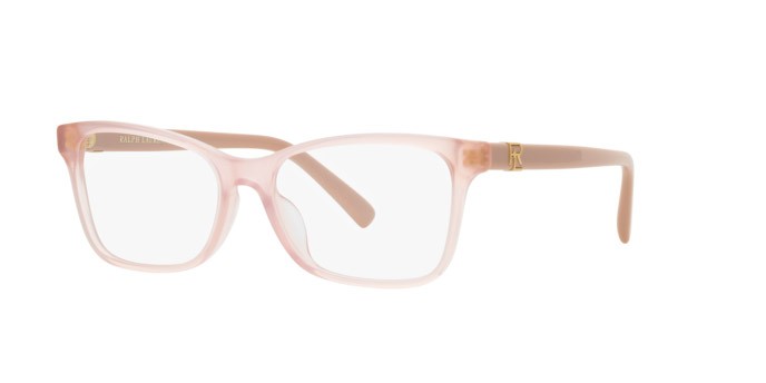 Eyeglasses Ralph Lauren RL 6233U (6053) color rosa opale shape butterfly lenses lente demo