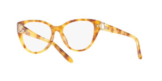 Eyeglasses Ralph Lauren RL 6234BU (6051) color havana chiaro shape cat eye lenses lente demo