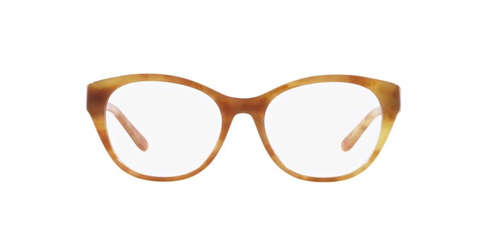 Eyeglasses Ralph Lauren RL 6235QU (6083) color havana chiaro shape cat eye lenses lente demo