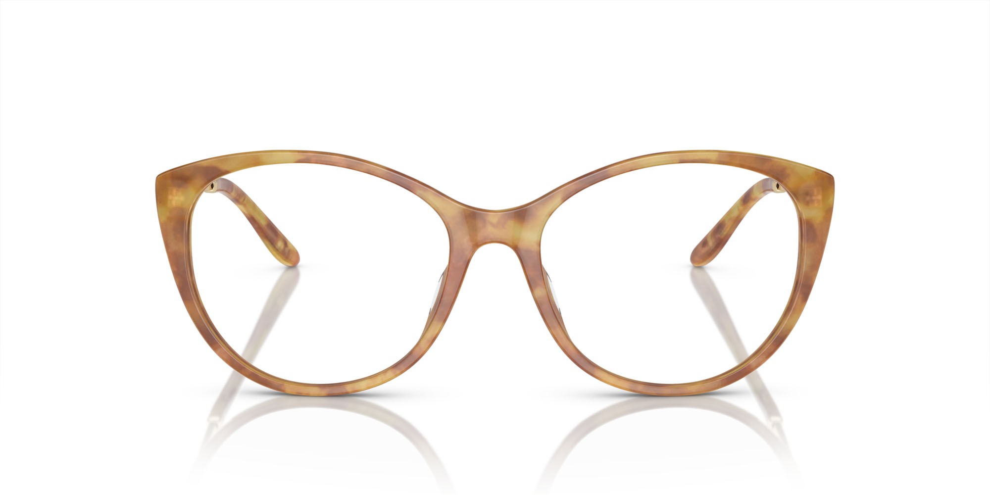 Brillen Ralph Lauren RL 6239U (6113) farbe havana chiaro form cat-eye gläser lente demo