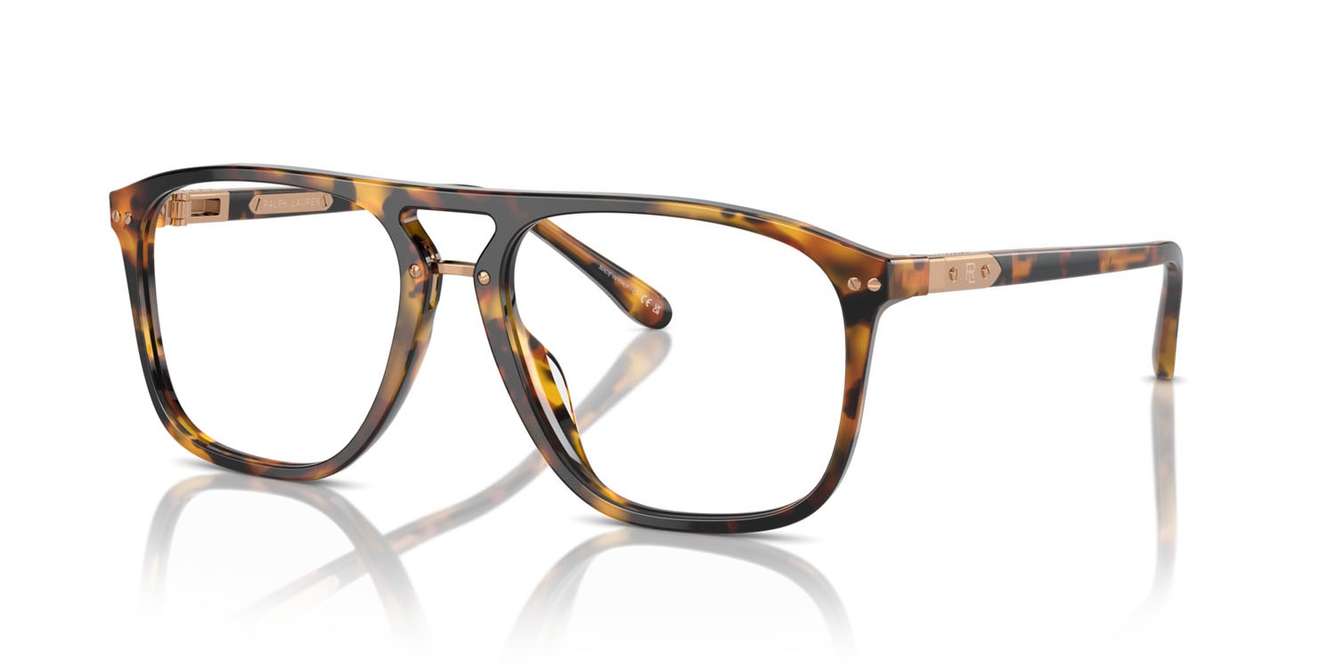 Occhiali da vista Ralph Lauren RL 6241U (5134) colore havana anticato forma quadrato lenti lente demo