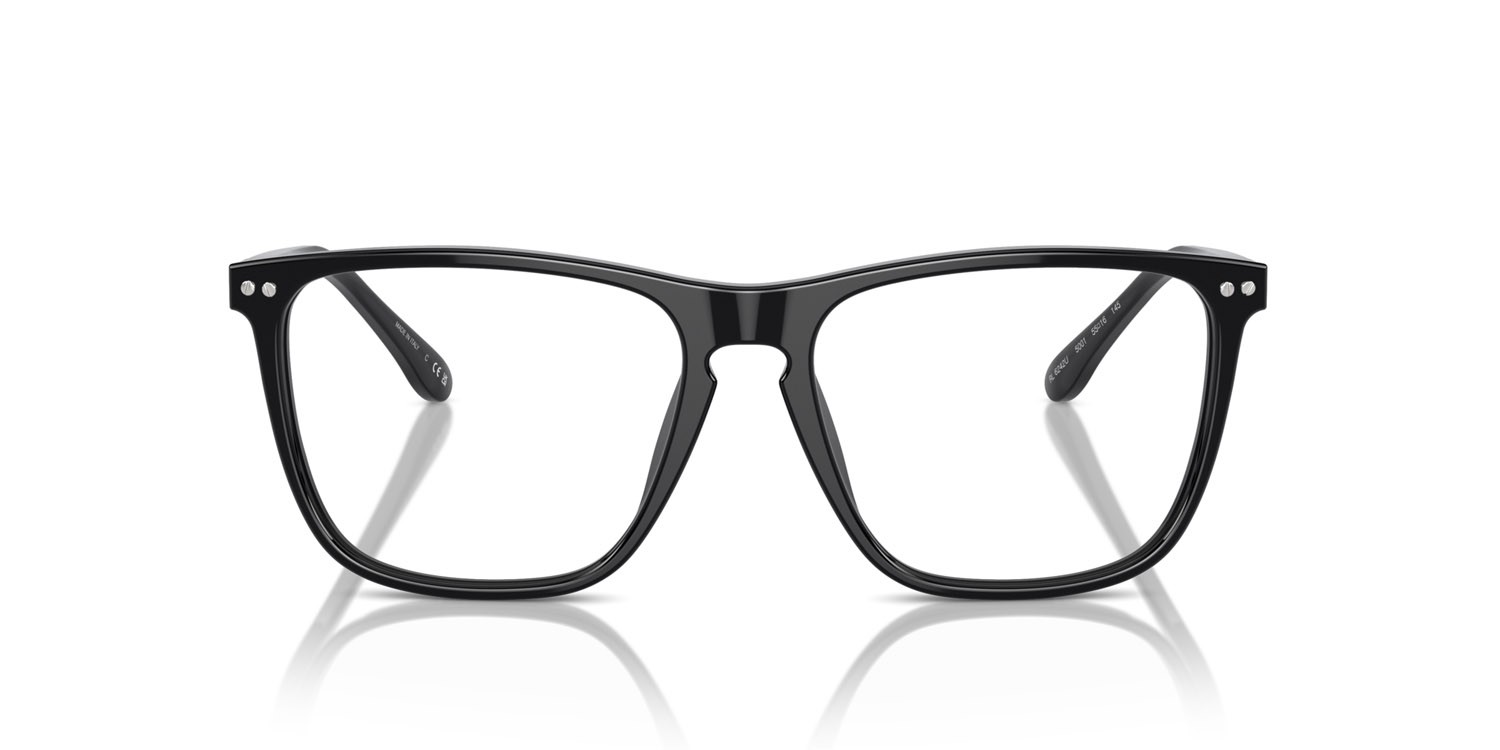 Occhiali da vista Ralph Lauren RL 6242U (5001) colore nero forma quadrato lenti lente demo