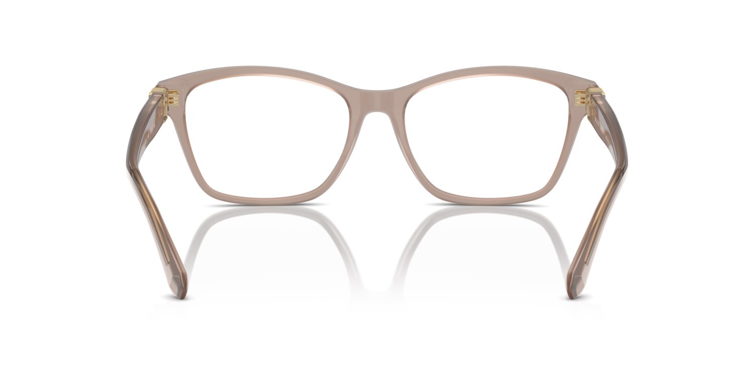 Occhiali da vista Ralph Lauren RL 6243 (6182) colore tortora trasparente forma cat eye lenti lente demo