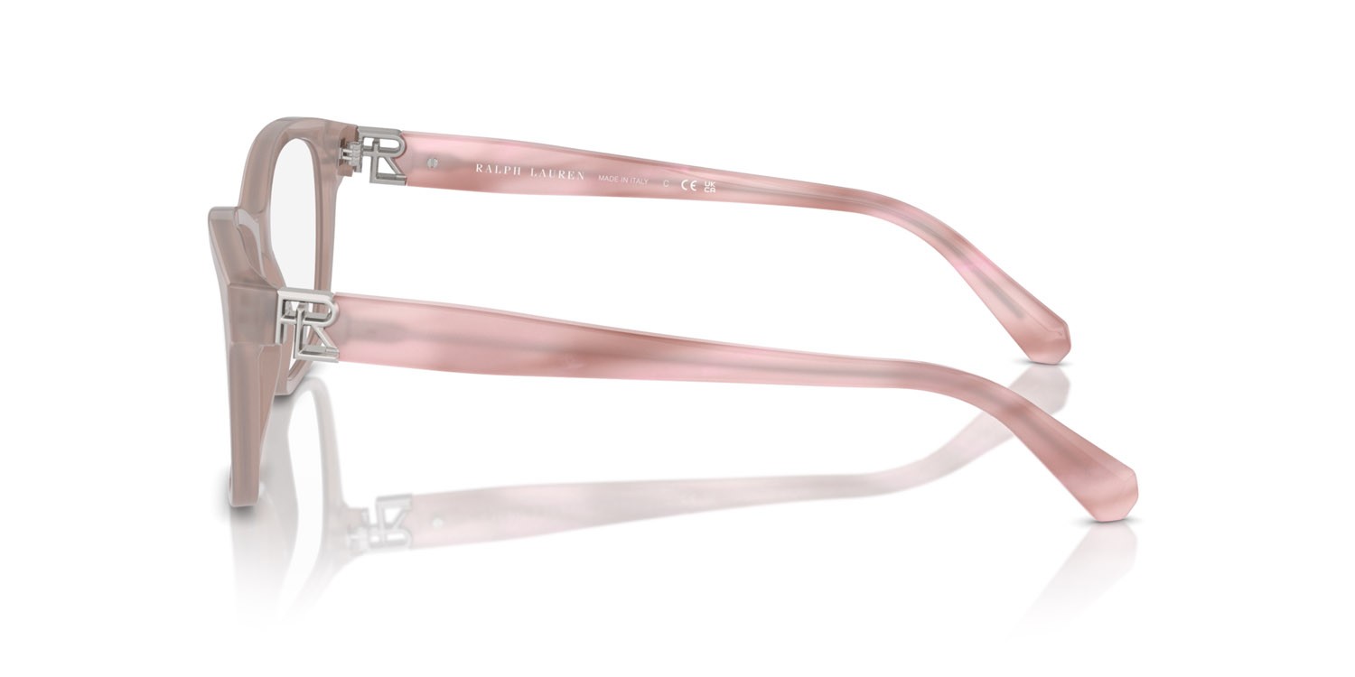 Occhiali da vista Ralph Lauren RL 6243 (6183) colore opaline mauve forma cat eye lenti lente demo