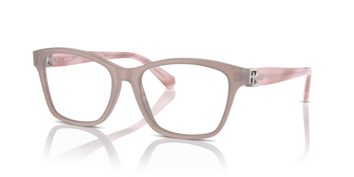 Occhiali da vista Ralph Lauren RL 6243 (6183) colore opaline mauve forma cat eye lenti lente demo