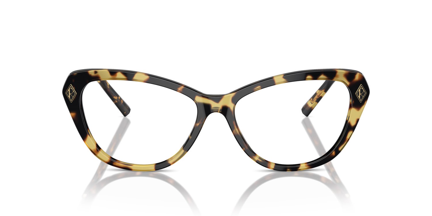 Occhiali da vista Ralph Lauren RL 6245 (5004) colore havana effetto maculato forma cat eye lenti lente demo