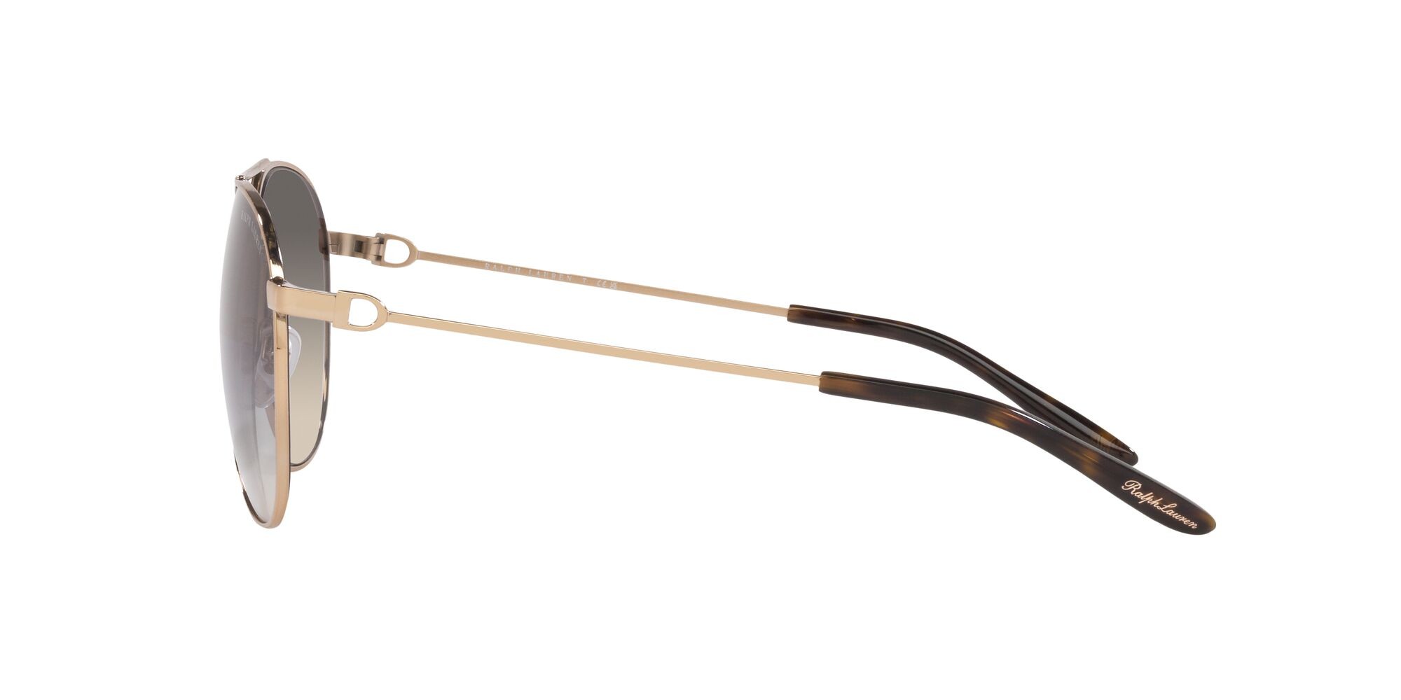 Sonnenbrillen Ralph Lauren RL 7077 (935011) farbe rose gold lucido form aviator gläser sfumato grigio