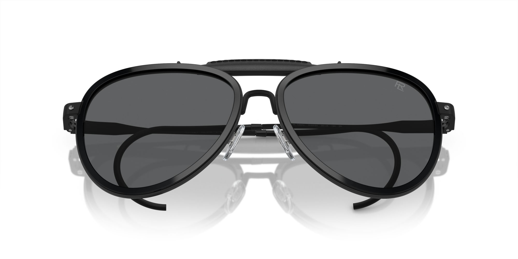 Sonnenbrillen Ralph Lauren The Roadster RL 7080Q (9160B1) farbe nero form aviator gläser grigio