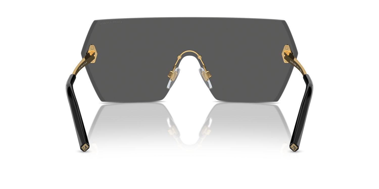 Sunglasses Ralph Lauren The Harper RL 7085 (900487) color grigio scuro shape rectangle lenses grigio scuro