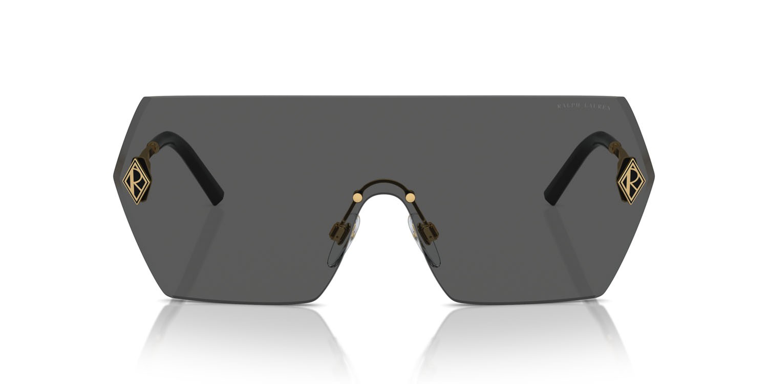 Sunglasses Ralph Lauren The Harper RL 7085 (900487) color grigio scuro shape rectangle lenses grigio scuro