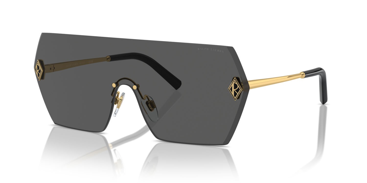 Sunglasses Ralph Lauren The Harper RL 7085 (900487) color grigio scuro shape rectangle lenses grigio scuro