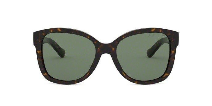 Sonnenbrillen Ralph Lauren RL 8180 (500371) farbe dark havana form quadratisch gläser green