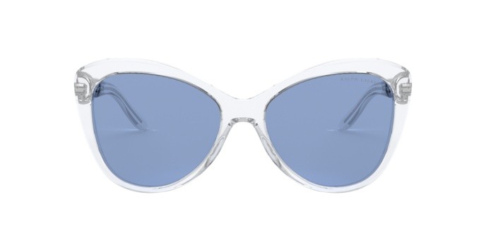 Sonnenbrillen Ralph Lauren RL 8184 (500272) farbe crystal form schmetterling gläser light blue