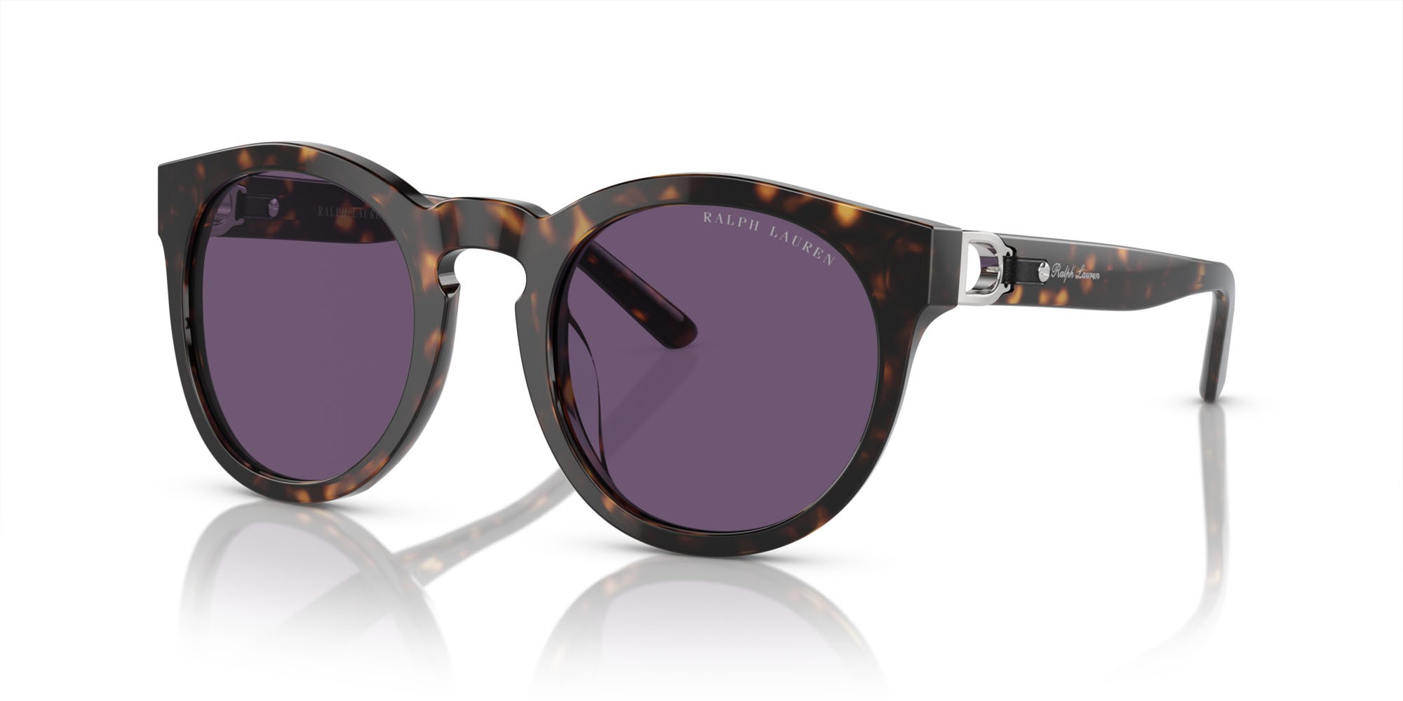 Sonnenbrillen Ralph Lauren RL 8204QU (50031A) farbe havana form pantos gläser violetto