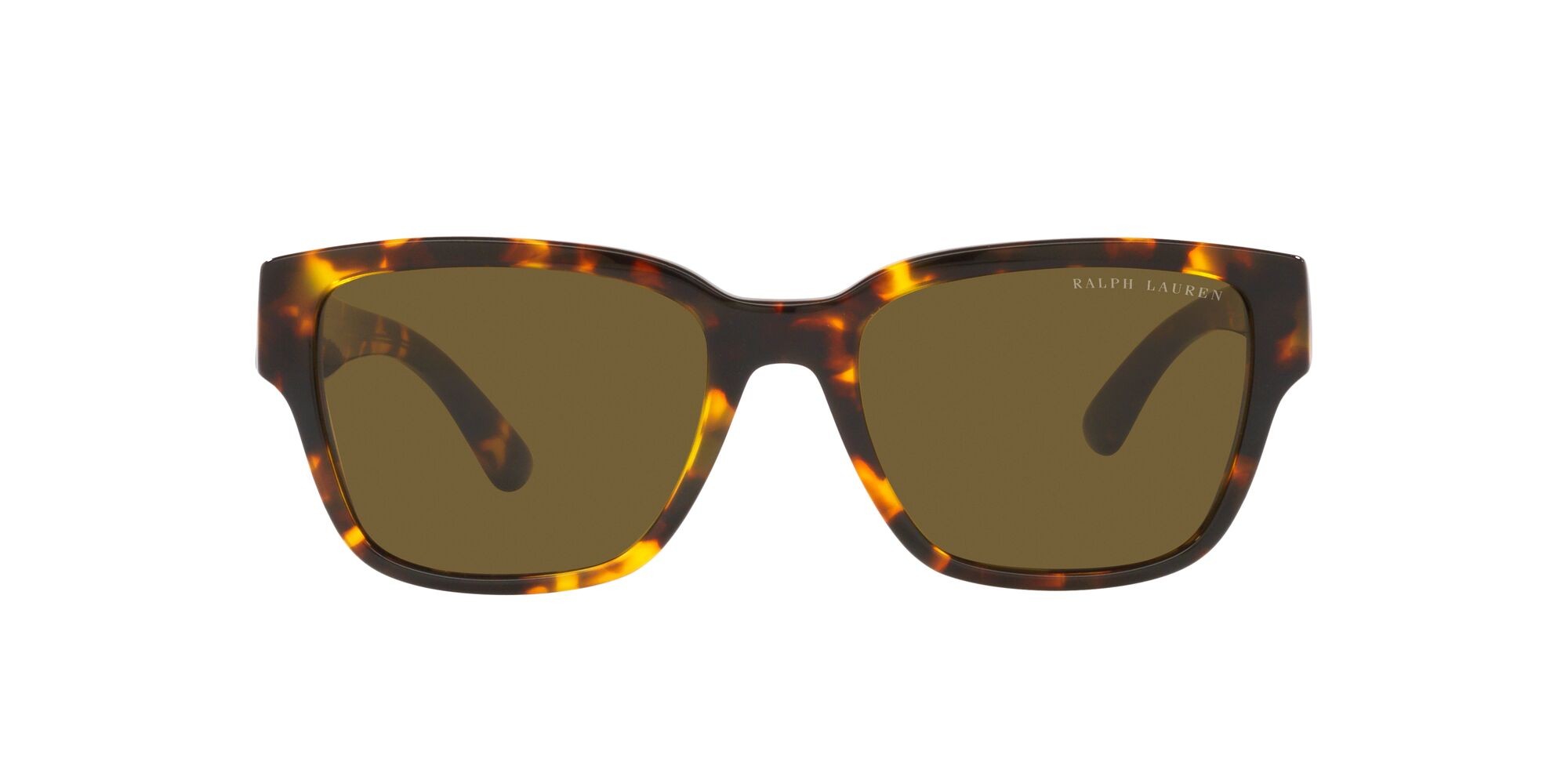 Sunglasses Ralph Lauren RL 8205 (513480) color havana anticato brillante shape square lenses marrone scuro